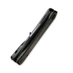 CIVIVI Relic Flipper Knife - Dark Green Micarta Handle (3.48" Black Hand Rubbed Damascus) C 20077B-DS1 - Image 8