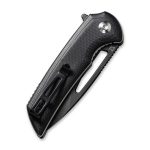 CIVIVI Odium Flipper Knife - Black G10 Handle (2.65" Black Stonewashed D2) C 2010E - Image 4