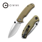 CIVIVI Pintail Flipper Knife - Olive Micarta Handle (2.98" Satin Finished CPM S35VN) C2020B