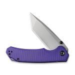 CIVIVI Brazen Flipper Knife - Purple G10 Handle (3.46" Gray Stonewashed D2 ) C 2023A - Image 5