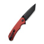 CIVIVI Brazen Flipper Knife Burgundy G10 Handle (3.46" Black Stonewashed D2 ) C 2023B - Image 6