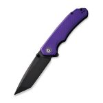 CIVIVI Brazen Flipper Knife Purple G10 Handle (3.46" Black Stonewashed D2) C 2023D - Image 8