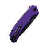 CIVIVI Brazen Flipper Knife Purple G10 Handle (3.46" Black Stonewashed D2) C 2023D - Image 3