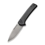 CIVIVI Conspirator Pocket Knife with Button Lock and Flipper Opener Black Micarta Handle (3.47'' Gray Stonewashed Nitro-V) C21006-1 - Image 7