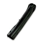 CIVIVI Conspirator Pocket Knife with Button Lock and Flipper Opener Green Micarta Handle (3.47'' Black Stonewashed Nitro-V) C21006-2 - Image 4