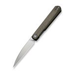 CIVIVI Clavi Front Flipper Knife Micarta Handle (3.06" Nitro-V Blade) - C21019-3 - Image 9