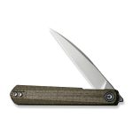 CIVIVI Clavi Front Flipper Knife Micarta Handle (3.06" Nitro-V Blade) - C21019-3 - Image 5