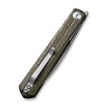 CIVIVI Clavi Front Flipper Knife Micarta Handle (3.06" Nitro-V Blade) - C21019-3 - Image 2