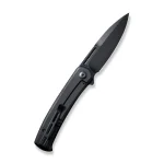 CIVIVI Cetos Flipper Knife Green Micarta Coarse With Black Steel Lock Side Handle (3.48" Black Stonewashed 14C28N) C21025B-3 - Image 9