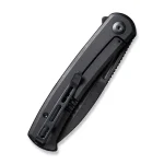CIVIVI Cetos Flipper Knife Black Micarta Coarse With Black Steel Lock Side Handle (3.48" Black Stonewashed 14C28N) C21025B-2 - Image 6