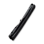CIVIVI Cetos Flipper Knife Black Micarta Coarse With Black Steel Lock Side Handle (3.48" Black Stonewashed 14C28N) C21025B-2 - Image 7