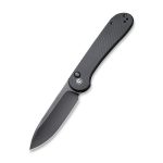CIVIVI Button Lock Elementum - Black G10 Handle (3.47" Black Stonewashed 14C28N) C 2103A - Image 2