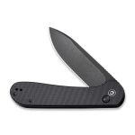 CIVIVI Button Lock Elementum - Black G10 Handle (3.47" Black Stonewashed 14C28N) C 2103A - Image 5