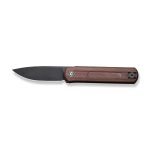 CIVIVI Foldis Front Flipper Knife Brown Linen Micarta Handle (2.67" Black Stonewashed Nitro-V Blade) C21044-2 - UK FRIENDLY CARRY KNIFE - - Image 8