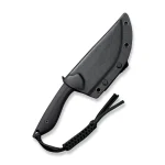 CIVIVI Concept 22 Fixed Blade Knife Black G10 Handle (4.8" Black Stonewashed D2 Blade) C21047-1 - - Image 7