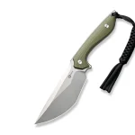 CIVIVI Concept 22 Fixed Blade Knife OD Green G10 Handle (4.8" Silver Bead Blasted D2 Blade) C21047-2 - - Image 3