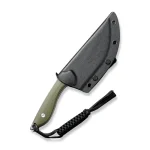 CIVIVI Concept 22 Fixed Blade Knife OD Green G10 Handle (4.8" Silver Bead Blasted D2 Blade) C21047-2 - - Image 7
