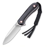 Civivi Fixed Blade Elementum - Black / Red G10 Contoured Handle (3.98" Satin Finished 10Cr15CoMoV) C 2104A - Image 8
