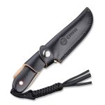 Civivi Fixed Blade Elementum - Black / Red G10 Contoured Handle (3.98" Satin Finished 10Cr15CoMoV) C 2104A - Image 6