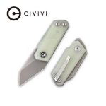 Civivi Ki-V Slip Joint Knife - Natural G10 Handle (1.55" Gray Stonewashed 9Cr18MoV) C2108A - UK FRIENDLY CARRY KNIFE -