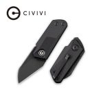 Civivi Ki-V Slip Joint Knife - Black G10 Handle (1.55" Black Stonewashed 9Cr18MoV) C2108B - UK FRIENDLY CARRY KNIFE -