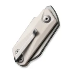 CIVIVI Ki-V Slip Joint Ivory G10 Handle (1.55" Silver Bead Blasted 9Cr18MoV Blade) C2108C - Image 3