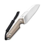 Civivi Kepler Fixed Blade Knife - Tan G10 Handle (4.48" Satin 9Cr18MoV) C 2109B - Image 3