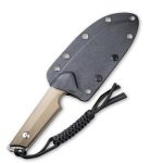 Civivi Kepler Fixed Blade Knife - Tan G10 Handle (4.48" Satin 9Cr18MoV) C 2109B - Image 7