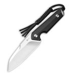 Civivi Kepler Fixed Blade Knife - Black G10 Handle (4.48" Satin 9Cr18MoV) C2109C - Image 3