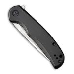 Civivi NOx Flipper Knife - Black Stainless Steel Handle (2.97" Satin Nitro-V) C 2110B - Image 6