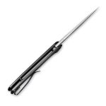 Civivi NOx Flipper Knife - Black Stainless Steel Handle (2.97" Satin Nitro-V) C 2110B - Image 4