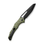 CIVIVI Spiny Dogfish Manual Thumb Knife OD Green G10 Handle (3.47" Black Stonewashed 14C28N Blade) C22006-3 - - Image 2