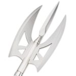 Hunger Games Catching Fire Three- Bladed Finnick Trident Spear w/Spike- Stainless steel Construction, End Spike - Length 69 1/4” Cosplay / Halloween - Image 3