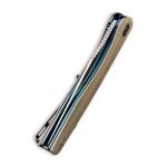 Baklash Flipper Knife Tan G10 Handle (3.5'' Satin 9Cr18MoV) C801B - Image 3