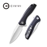 Baklash Flipper Knife Black G10 Handle (3.5'' Satin 9Cr18MoV) C801C