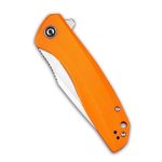 Baklash Flipper Knife Orange G10 Handle (3.5'' Satin 9Cr18MoV) C801G - Image 7
