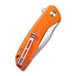 Baklash Flipper Knife Orange G10 Handle (3.5'' Satin 9Cr18MoV) C801G - Image 8