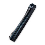 Baklash Flipper Knife Double Black G10 handle (3.5'' Black Stonewashed 9Cr18MoV) C 801H - Image 7