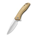 Baklash Flipper Knife Stonewashed Brass Handle (3.5'' 154CM) C801J - Image 2