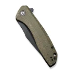 CIVIVI Baklash Flipper Knife Micarta Handle (3.50" 9Cr18MoV Blade) - C801K - Image 6
