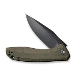 CIVIVI Baklash Flipper Knife Micarta Handle (3.50" 9Cr18MoV Blade) - C801K - Image 5