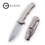 CIVIVI Praxis Flipper Knife - Tan G10 Handle (3.75'' Satin 9Cr18MoV) C 803B