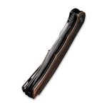 Civivi Praxis Flipper Knife Black Hand Rubbed Copper Handle (3.74" Black Hand Rubbed Damascus Blade) C803DS-3 - Image 8