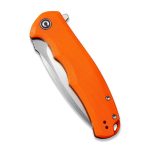 CIVIVI Praxis Flipper Knife - Orange G10 Handle (3.75'' Satin 9Cr18MoV) C 803D - Image 6