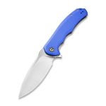 CIVIVI Praxis Flipper Knife - Blue G10 Handle (3.75'' Satin 9Cr18MoV) C 803E - Image 2
