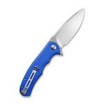 CIVIVI Praxis Flipper Knife - Blue G10 Handle (3.75'' Satin 9Cr18MoV) C 803E - Image 3