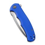 CIVIVI Praxis Flipper Knife - Blue G10 Handle (3.75'' Satin 9Cr18MoV) C 803E - Image 6