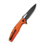 CIVIVI Wyvern Liner Lock Knife Orange Fiber-glass Reinforced Nylon Handle (3.45'' Black Stonewashed D2 Steel) C902G - Image 7