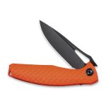 CIVIVI Wyvern Liner Lock Knife Orange Fiber-glass Reinforced Nylon Handle (3.45'' Black Stonewashed D2 Steel) C902G - Image 2