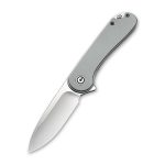 CIVIVI Elementum Liner Lock Knife - Gray G10 Handle (2.96'' Satin D2) C 907B - Image 8